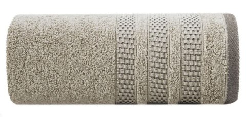 Ręcznik bawełniany NASTIA 70x140 cm kolor ciemnobeżowy Ręcznik bawełniany NASTIA 70x140 cm kolor ciemnobeżowy