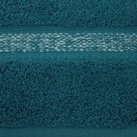 Ręcznik z ozdobną bordiurą ALTEA 50x90 cm kolor turkusowy Ręcznik z ozdobną bordiurą ALTEA 50x90 cm kolor turkusowy