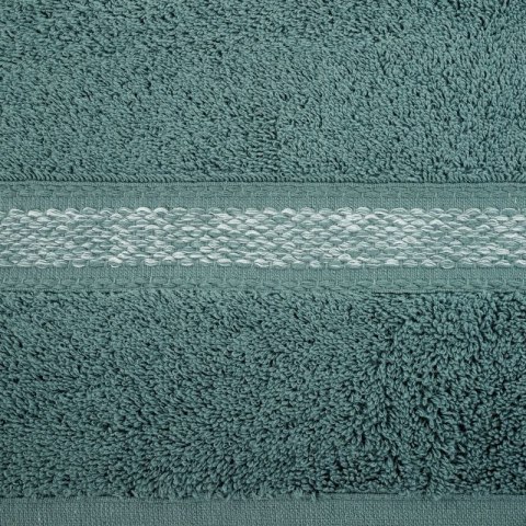 Ręcznik z ozdobną bordiurą ALTEA 50x90 cm kolor miętowy Ręcznik z ozdobną bordiurą ALTEA 50x90 cm kolor miętowy