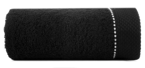 Ręcznik bawełniany DAISY 70x140 cm kolor czarny Ręcznik bawełniany DAISY 70x140 cm kolor czarny