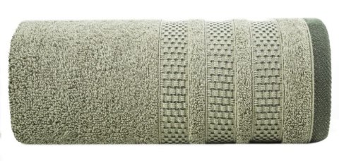 Ręcznik bawełniany NASTIA 70x140 cm kolor oliwkowy Ręcznik bawełniany NASTIA 70x140 cm kolor oliwkowy