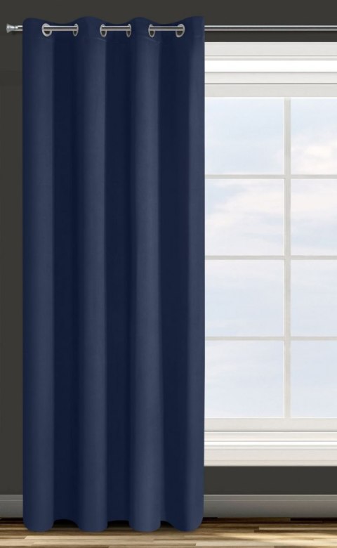 Zasłona zaciemniająca PARISA 135x250 cm kolor granatowy