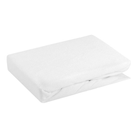 Prześcieradło frotte z gumką 120x200 cm kolor biały Prześcieradło frotte z gumką 120x200 cm kolor biały