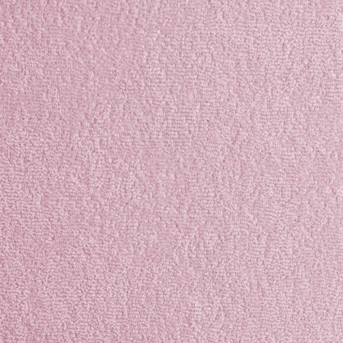 Prześcieradło frotte z gumką 120x200 cm kolor pudrowy