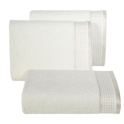 Ręcznik frotte LUNA 30x50 cm kolor kremowy Ręcznik frotte LUNA 30x50 cm kolor kremowy