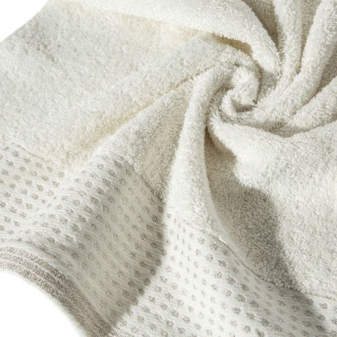 Ręcznik frotte LUNA 30x50 cm kolor kremowy Ręcznik frotte LUNA 30x50 cm kolor kremowy