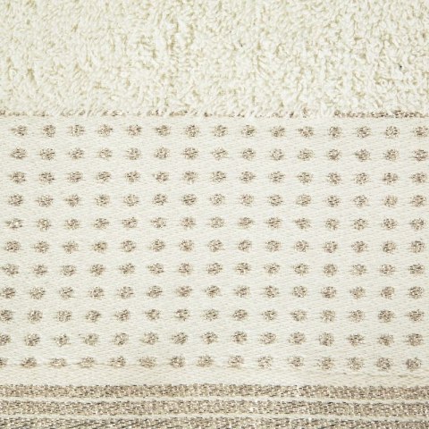 Ręcznik frotte LUNA 70x140 cm kolor beżowy Ręcznik frotte LUNA 70x140 cm kolor beżowy
