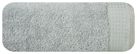 Ręcznik frotte LUNA 30x50 cm kolor srebrny Ręcznik frotte LUNA 30x50 cm kolor srebrny