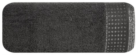 Ręcznik frotte LUNA 50x90 cm kolor czarny Ręcznik frotte LUNA 50x90 cm kolor czarny