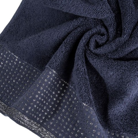 Ręcznik frotte LUNA 30x50 cm kolor granatowy Ręcznik frotte LUNA 30x50 cm kolor granatowy