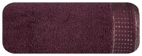 Ręcznik frotte LUNA 30x50 cm kolor bordowy Ręcznik frotte LUNA 30x50 cm kolor bordowy