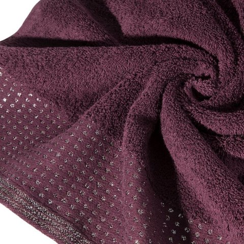 Ręcznik frotte LUNA 30x50 cm kolor bordowy Ręcznik frotte LUNA 30x50 cm kolor bordowy