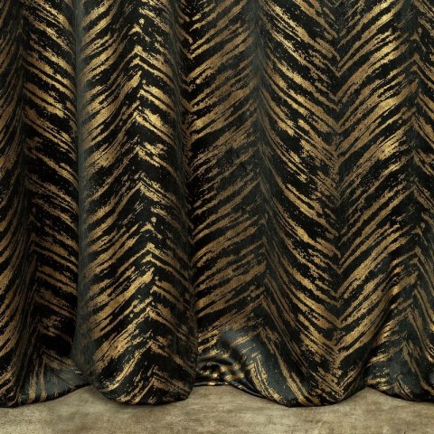 Zasłona gotowa SARA 140x250 cm kolor czarny