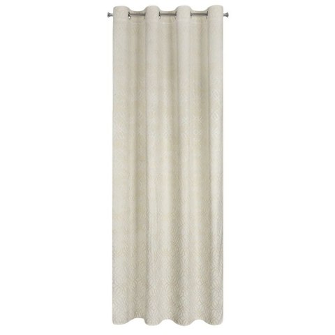 Zasłona gotowa ARETA 140x250 cm kolor kremowy