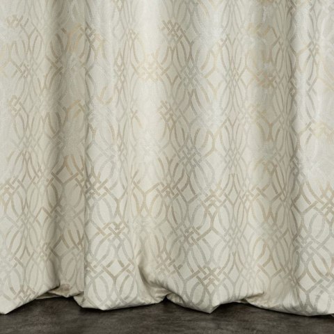 Zasłona gotowa ARETA 140x250 cm kolor kremowy