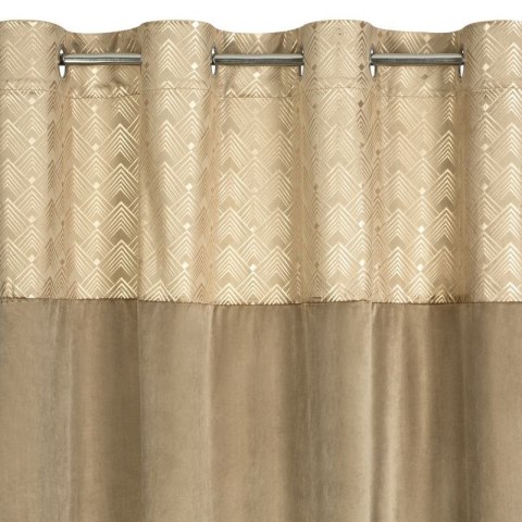 Zasłona gotowa ELEN 140x250 cm kolor beżowy