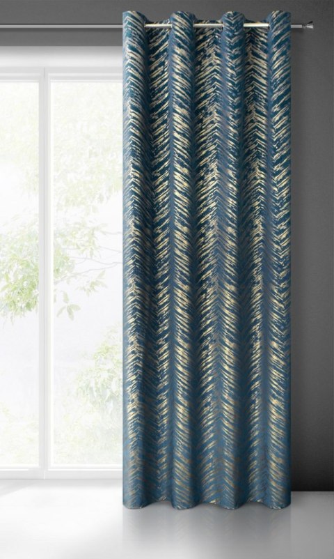 Zasłona gotowa SARA 140x250 cm kolor granatowy