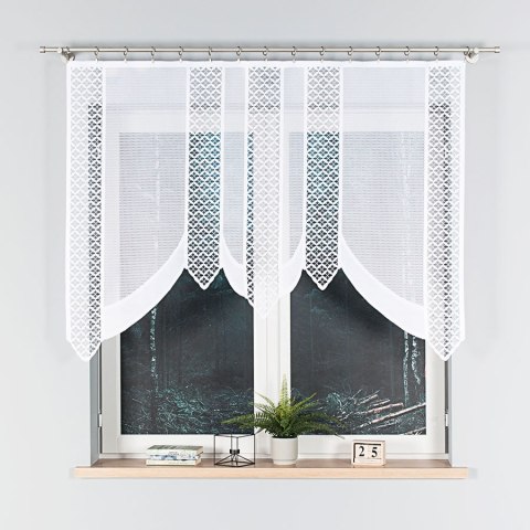 Panel żakardowy gotowy BERBERA 120x160 cm kolor biały Panel żakardowy gotowy BERBERA 120x160 cm kolor biały