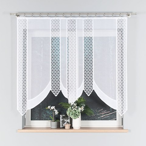 Panel żakardowy gotowy BERBERA 140x160 cm kolor biały Panel żakardowy gotowy BERBERA 140x160 cm kolor biały