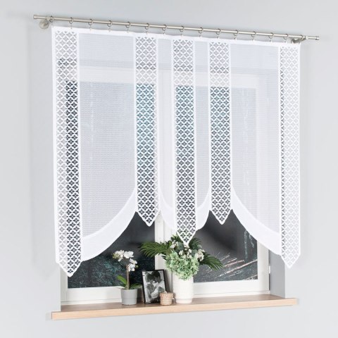 Panel żakardowy gotowy BERBERA 140x160 cm kolor biały Panel żakardowy gotowy BERBERA 140x160 cm kolor biały