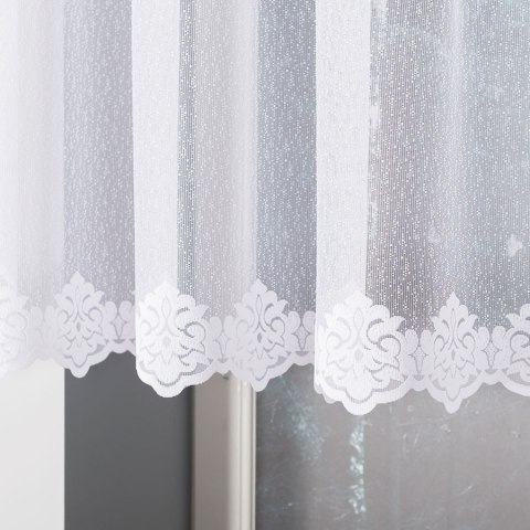 Firanka żakardowa 023405 wysokość 100 cm kolor biały Firanka żakardowa 023405 wysokość 100 cm kolor biały