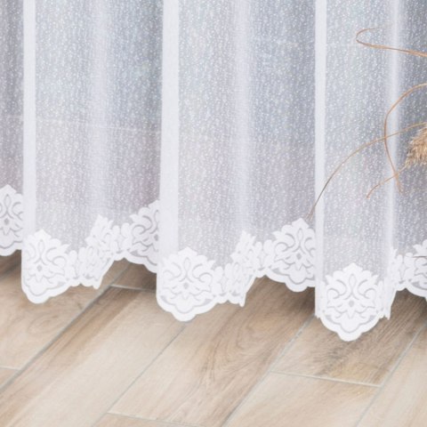 Firanka żakardowa 023405 wysokość 250 cm kolor biały Firanka żakardowa 023405 wysokość 250 cm kolor biały