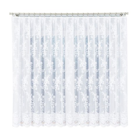 Firanka żakardowa 098597 wysokość 170 cm kolor biały