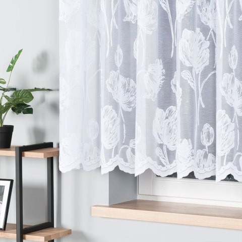 Firanka żakardowa 092918 wysokość 150 cm kolor biały Firanka żakardowa 092918 wysokość 150 cm kolor biały