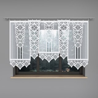 Panel żakardowy gotowy KLAUDIA 110x35 cm kolor biały