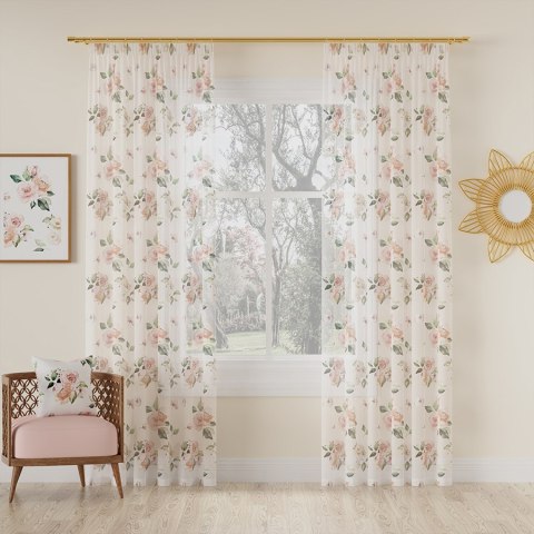 LANOSA Firana gotowa na taśmie 140x270cm, kolor 001 różowy P00002/FGT/001/140270/1 LANOSA Firana gotowa na taśmie 140x270cm, kolor 001 różowy P00002/FGT/001/140270/1