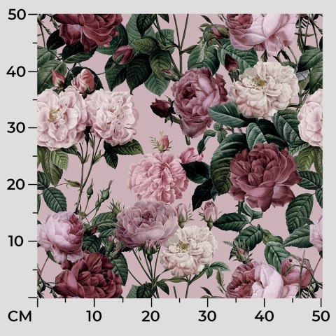 MORENA Tkanina dekoracyjna VELVET, 150cm, kolor 002 różowy D00022/VEL/002/150000/1