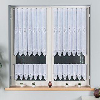 Zazdrostka haftowana 044164 wysokość 90 cm kolor biały
