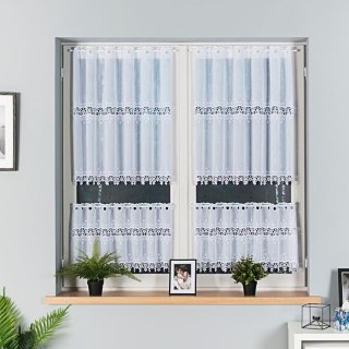 Zazdrostka z aplikacją 044076 wysokość 80 cm kolor biały