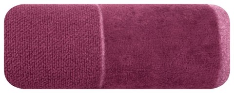 Ręcznik z welurową bordiurą LUCY 50x90 cm kolor amarantowy Ręcznik z welurową bordiurą LUCY 50x90 cm kolor amarantowy