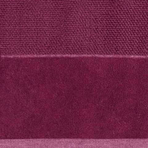 Ręcznik z welurową bordiurą LUCY 50x90 cm kolor amarantowy Ręcznik z welurową bordiurą LUCY 50x90 cm kolor amarantowy