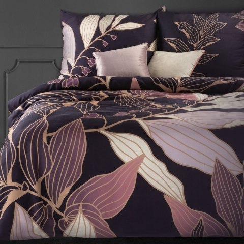 Komplet pościeli ZOJA 160x200 cm kolor ciemnofioletowy Komplet pościeli ZOJA 160x200 cm kolor ciemnofioletowy