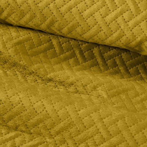 Narzuta LUIZ 200x220 cm kolor musztardowy Narzuta LUIZ 200x220 cm kolor musztardowy