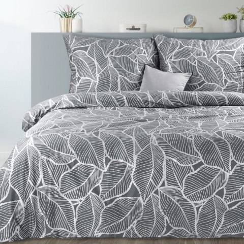 Komplet pościeli w pudełku METALI 160x200 cm kolor stalowy Komplet pościeli w pudełku METALI 160x200 cm kolor stalowy