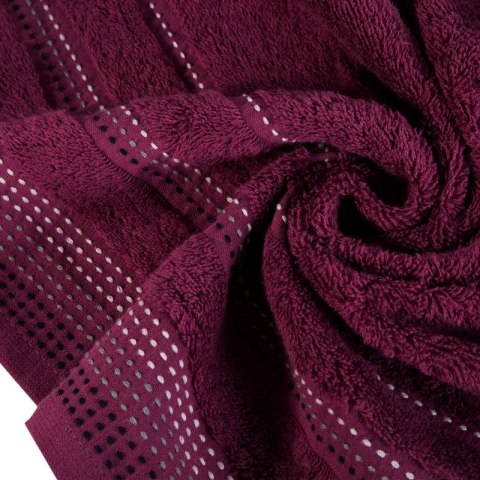 Ręcznik frotte POLA 50x90 cm kolor fioletowy Ręcznik frotte POLA 50x90 cm kolor fioletowy