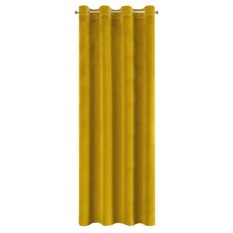 Zasłona gotowa SAMANTA 140x250 cm kolor musztardowy