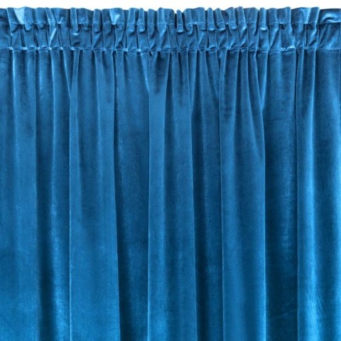Zasłona gotowa na taśmie SAMANTA 140x270 cm kolor granatowy