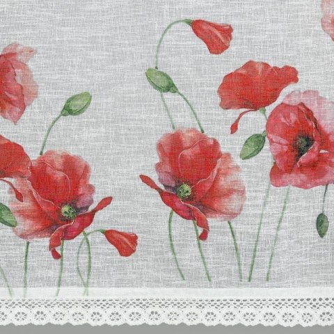 Firanka gotowa na taśmie MARI 150x60 cm kolor biały
