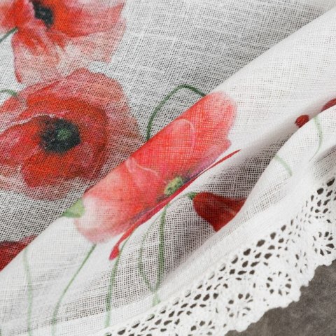Firanka gotowa na taśmie MARI 150x60 cm kolor biały