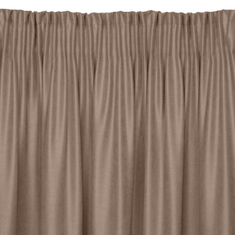 Zasłona gotowa na taśmie ADA 140x270 cm kolor brązowy