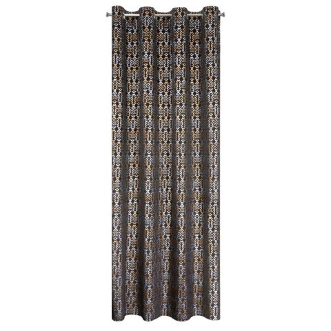 Zasłona gotowa LAURA 140x250 cm kolor czarny