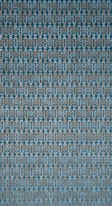 Zasłona gotowa LAURA 140x250 cm kolor niebieski Zasłona gotowa LAURA 140x250 cm kolor niebieski