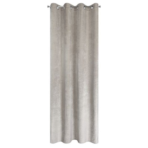 Zasłona gotowa LUSSI 140x250 cm kolor jasnobeżowy