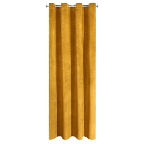 Zasłona gotowa VILLA 140x250 cm kolor musztardowy