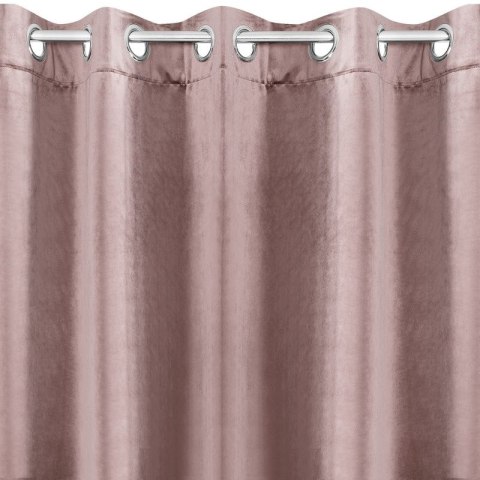 Zasłona gotowa VILLA 140x250 cm kolor pudrowy