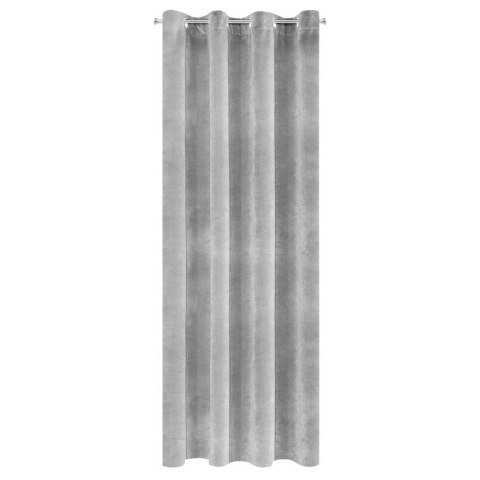Zasłona gotowa VILLA 140x250 cm kolor stalowy